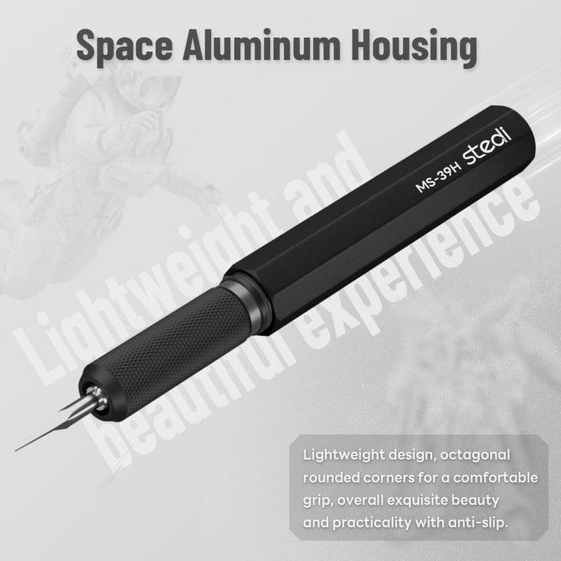 Stedi Model Scriber,Tungsten steel Blades 0.2 mm,for Modeling Hobby,RG Scale Model,Gundam Model Kit,for Scribing line, Engraved,Panel line,Resin,Black, MS-39h-34 - Image 5